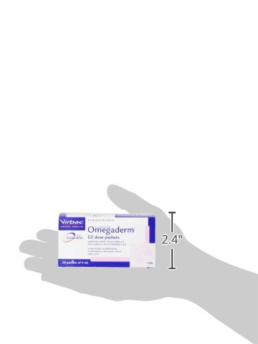 Virbac ALLERDERM OMEGADERM, aceite líquido omega esencial para piel y pelaje.