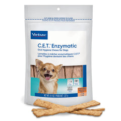 Virbac C.E.T masticables enzimáticos de ternera para perros, aliento más fresco.