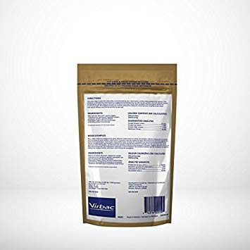 Virbac C.E.T. masticables con textura arenosa para reducir placa.