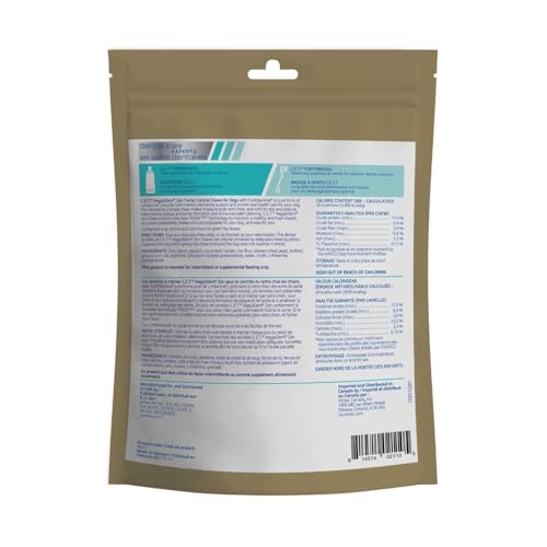Virbac C.E.T. VeggieDent Zen aliento fresco y dentadura limpia tras cada mordida.