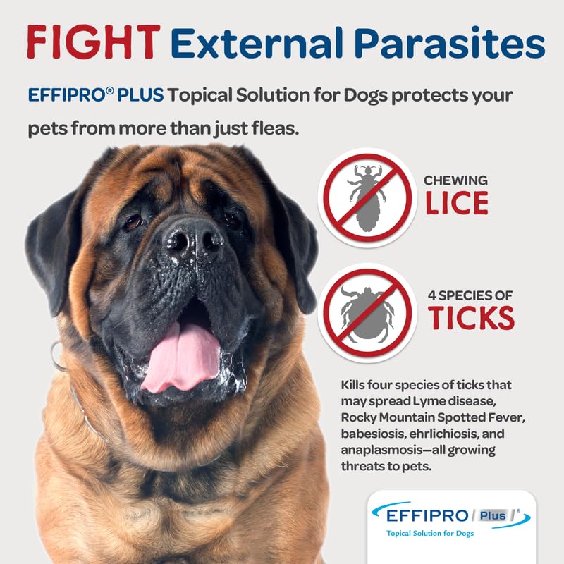 Etiqueta de Virbac EFFIPRO PLUS con registro EPA 2382-189.