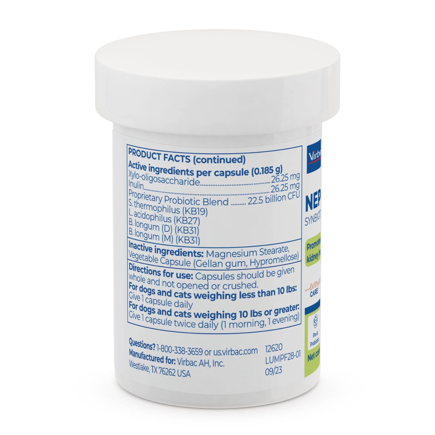 Virbac NEPHRODYL almacenamiento: condiciones seguras y fáciles de conservar.