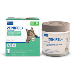 Virbac Zenifel difusor de gel en empaque listo para usar y probar en casa