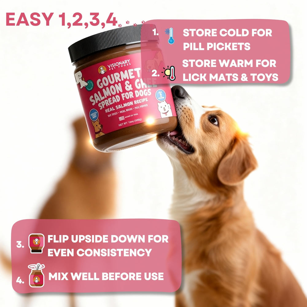 Visionary Pet Foods Salmon Meat Spread elaborado en EE. UU. con ingredientes de calidad