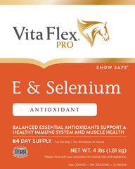 Vita Flex Pro E & Selenium: caballo en entrenamiento con suplemento antioxidante