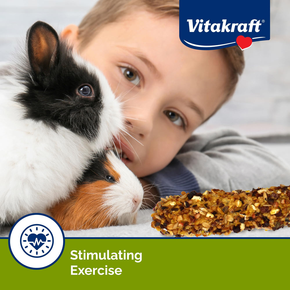 Vitakraft Crunch Sticks textura crujiente: ideal para forraje y juego diario.