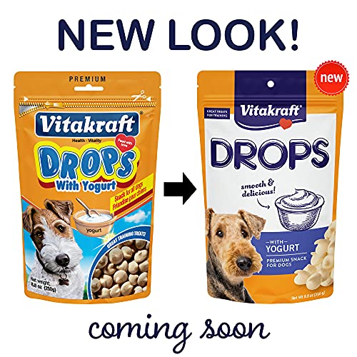 Vitakraft Drops Yogur: premio práctico para entrenamiento en casa