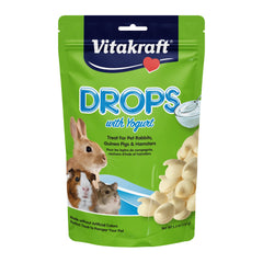Vitakraft Drops Yogur Vanilla para conejo: recompensa suave para sesiones de juego