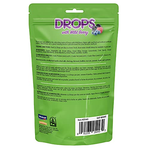 Gotas de yogur cremoso Vitakraft Drops para entrenamiento y recompensa
