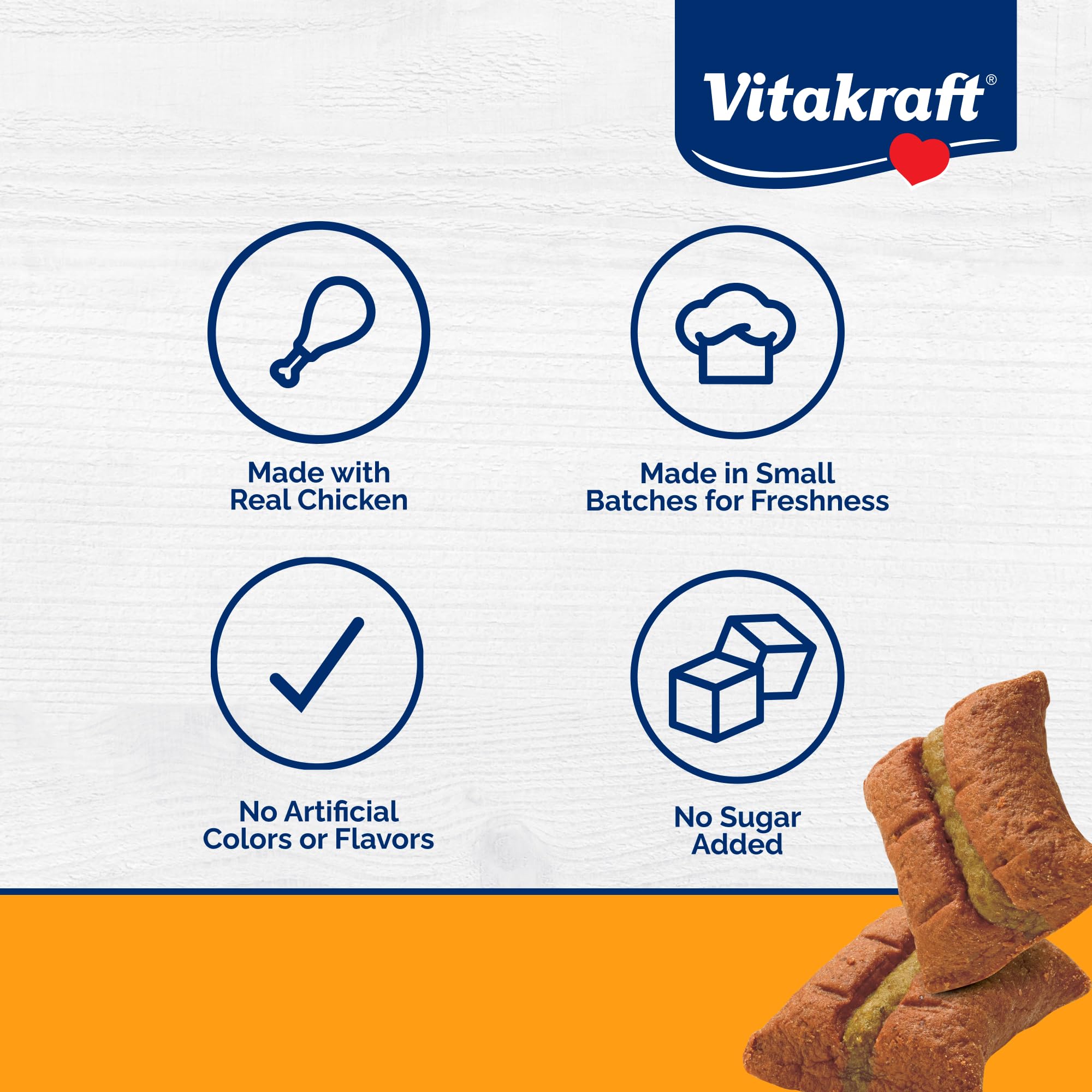 Vitakraft Meaty Morsels bite-sized chews, ideal for training rewards.