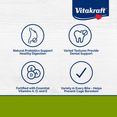 Vitakraft Menu Premium: mezcla de granos naturales para energía diaria.
