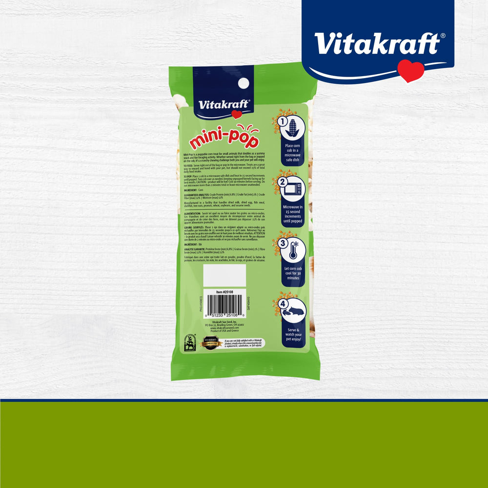 Vitakraft Mini-Pop para cobaya: enriquecimiento y sabor suave.