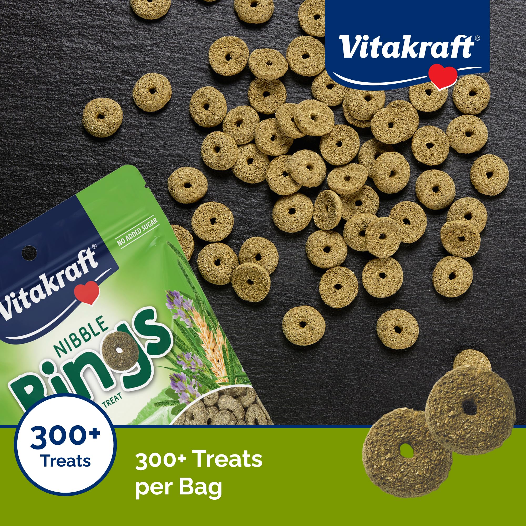 Vitakraft Nibble Rings, entrega manual para reforzar el vínculo con tu mascota.