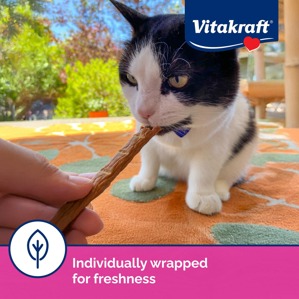 Vitakraft PurrSticks con empaque de 60 palitos, snack práctico