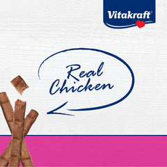 Vitakraft PurrSticks textura seca pero tierna para dientes sensibles de tu gato.