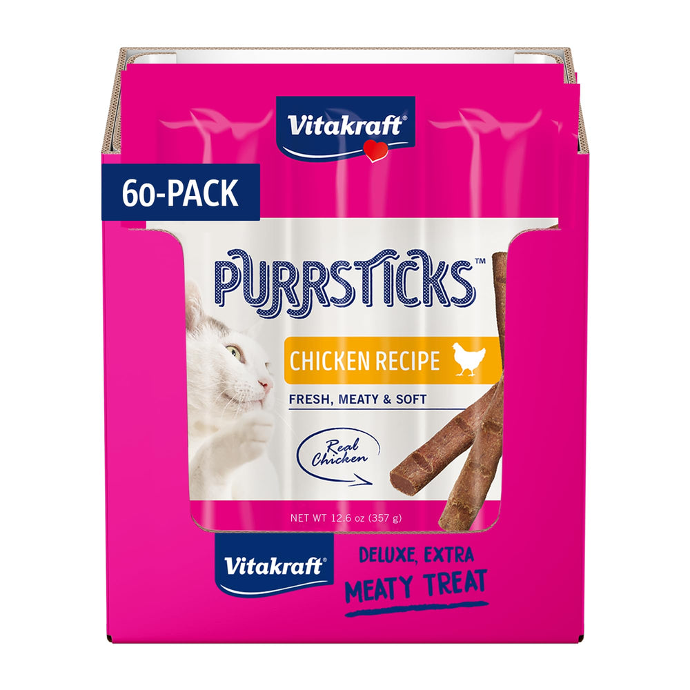 Vitakraft PurrSticks textura suave para gatos, premio rápido y fácil de servir