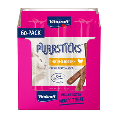 Vitakraft PurrSticks textura suave para gatos, premio rápido y fácil de servir