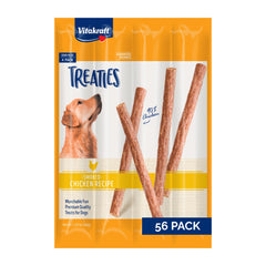 Vitakraft Treaties: jerky de pollo jugoso para perros activos