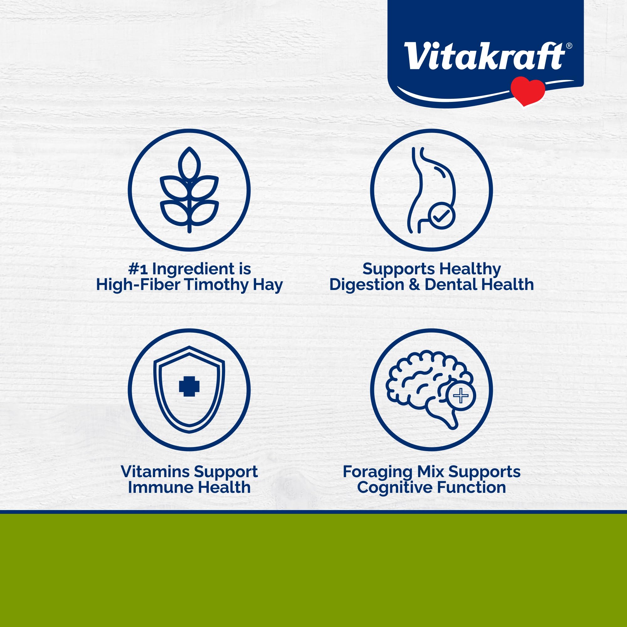 Vitakraft VitaSmart base de heno de timothy para conejos sanos