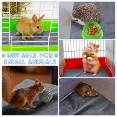 VitalCozy forro confortable para cobayas y hamsters en gris.