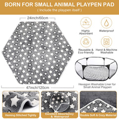 VitalCozy-forro-interno-hamster-impermeable: base suave y fácil de limpiar.