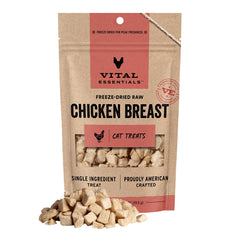 Vital Essentials: empaque de premios para gatos, ideal para recompensa durante el entrenamiento.