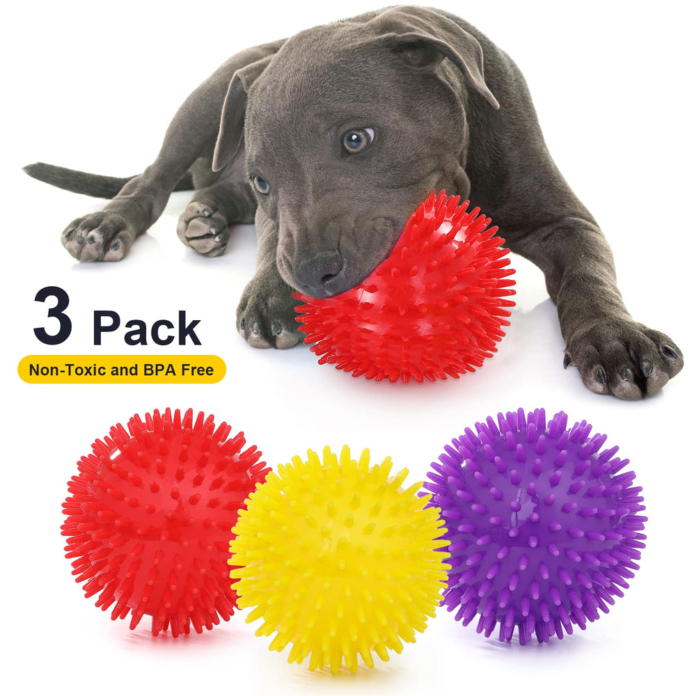 Bolas VITEVER tres colores de 11 cm para masticadores enérgicos e interiores