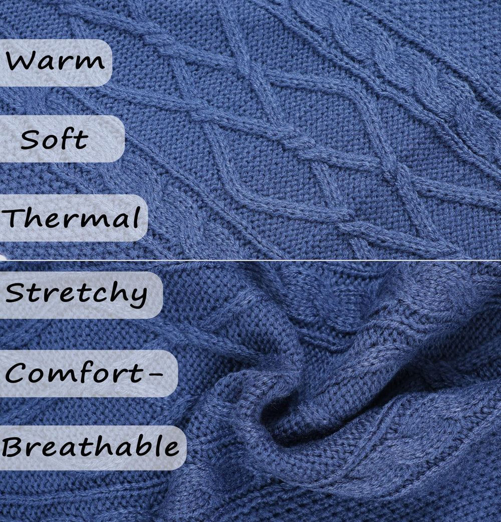 Viunimo sudadera con tejido cable, detalle de punto, abriga con estilo a perros pequeños.