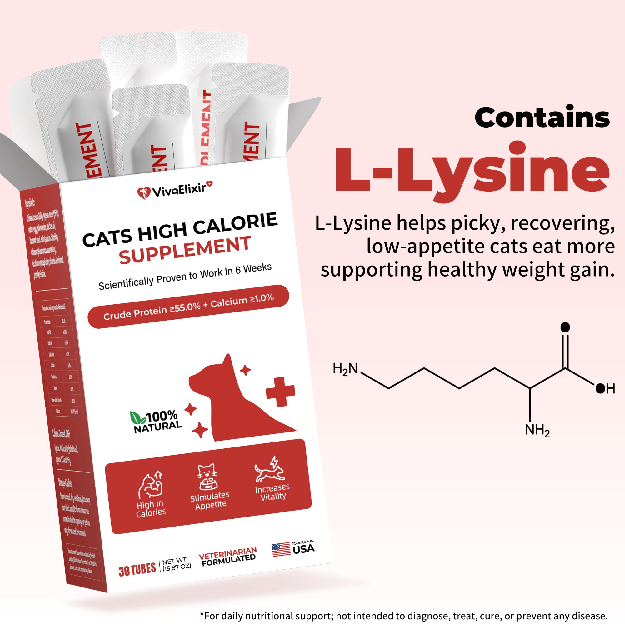 VivaElixir colágeno para gatos, soporte muscular y bienestar articular.