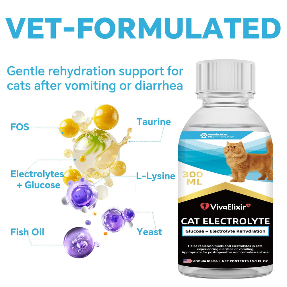 VivaElixir omega-3 y antioxidantes para gatos, favoreciendo la salud general.