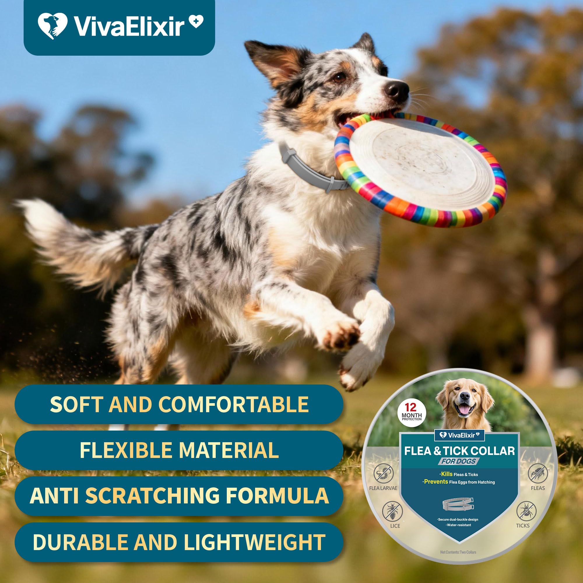 VivaElixir ingredientes naturales que repelen pulgas y garrapatas