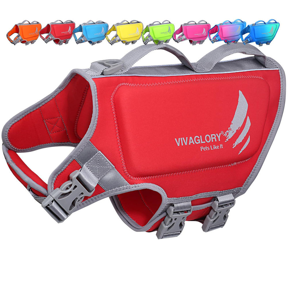 Chaleco salvavidas VIVAGLORY con alta flotabilidad para nadar con seguridad.