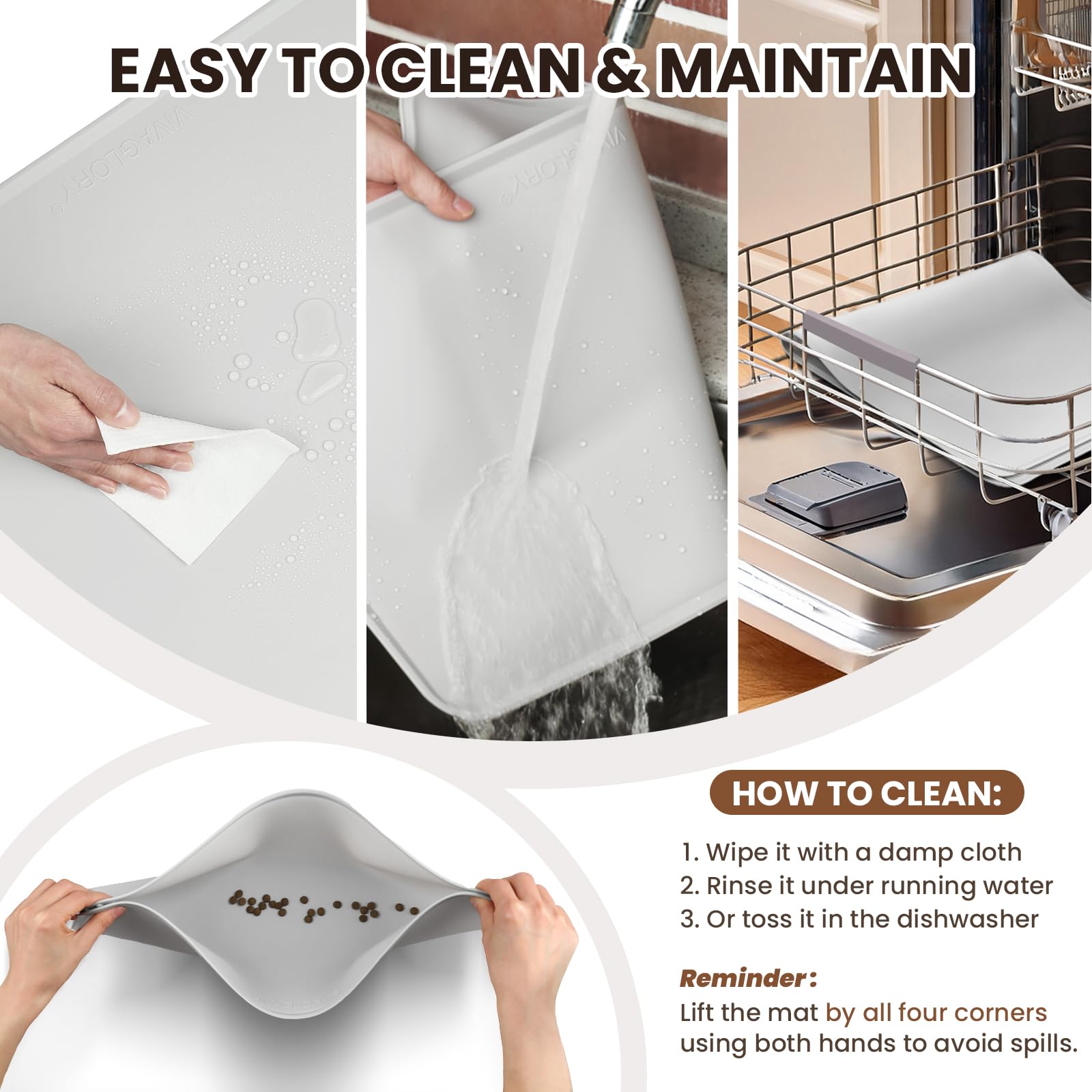 VIVAGLORY Flexmat plegable facilita guardar y llevar de viaje