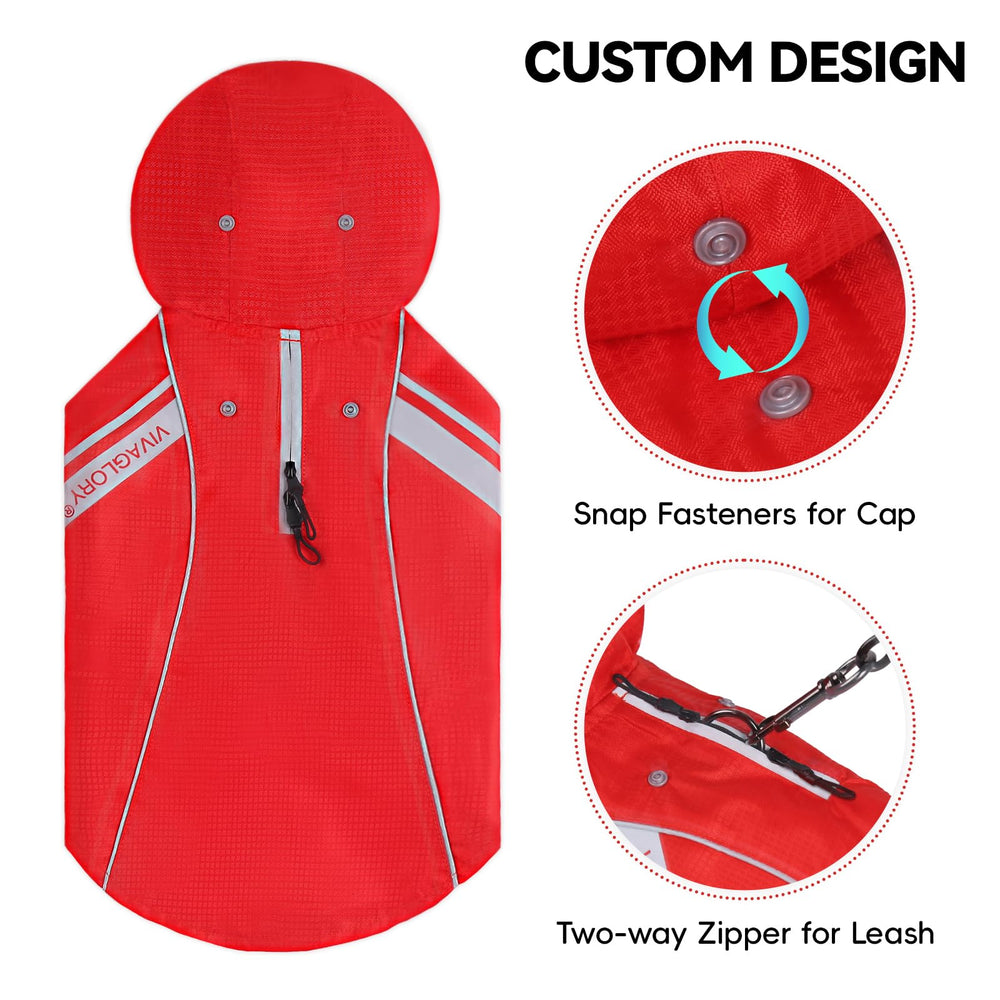 VIVAGLORY Wetoff capucha plegable para lluvia y nieve.