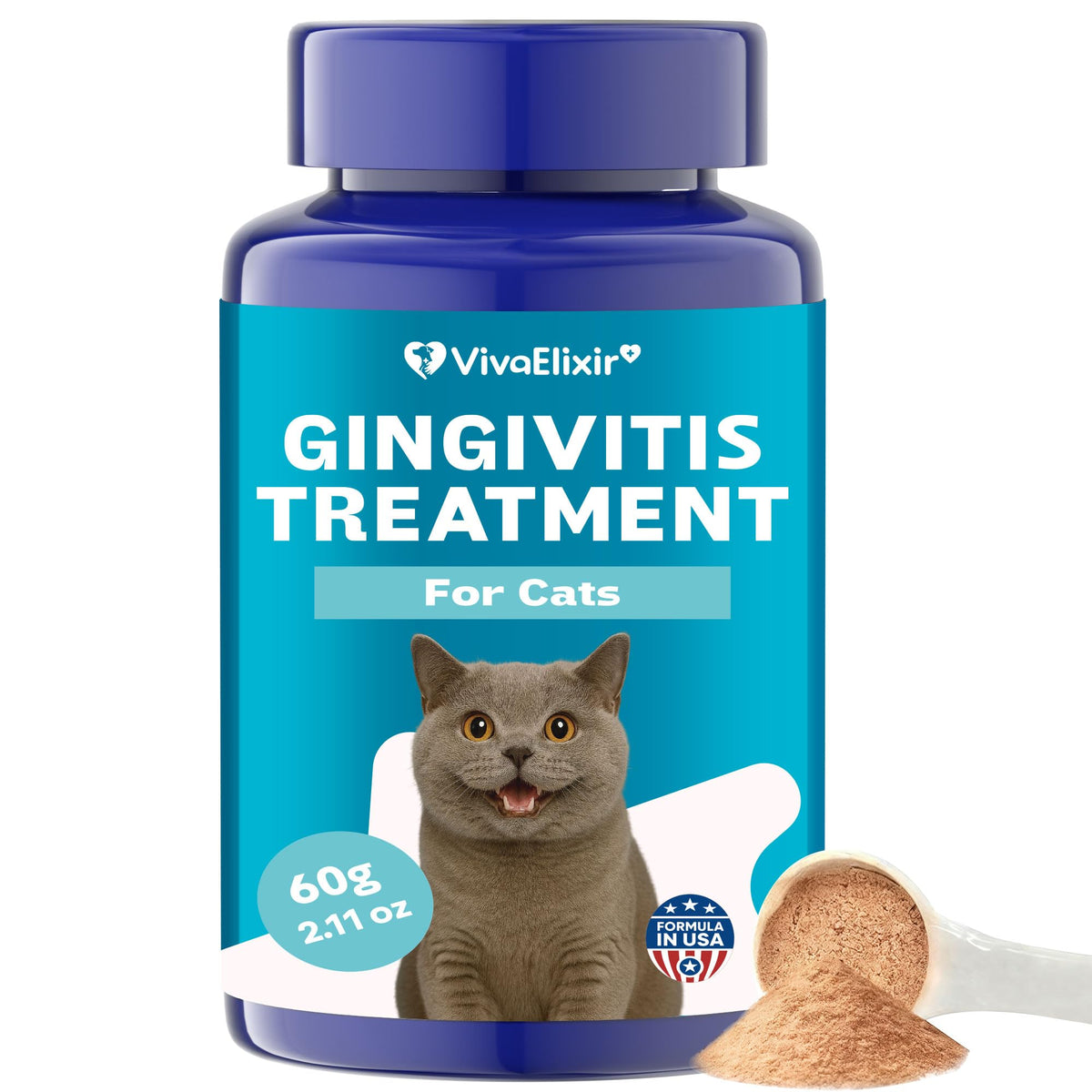 VivaElixir Cuidado Dental Gato: empaque claro que facilita la compra y la higiene.
