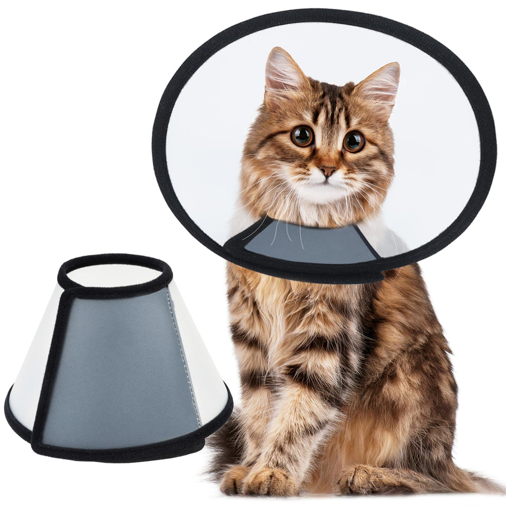 Cono Vivifying para gato grande, protección suave de heridas.