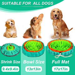 Vivifying Snuffle Mat para perros: entretenimiento anti-estrés al esconder premios.