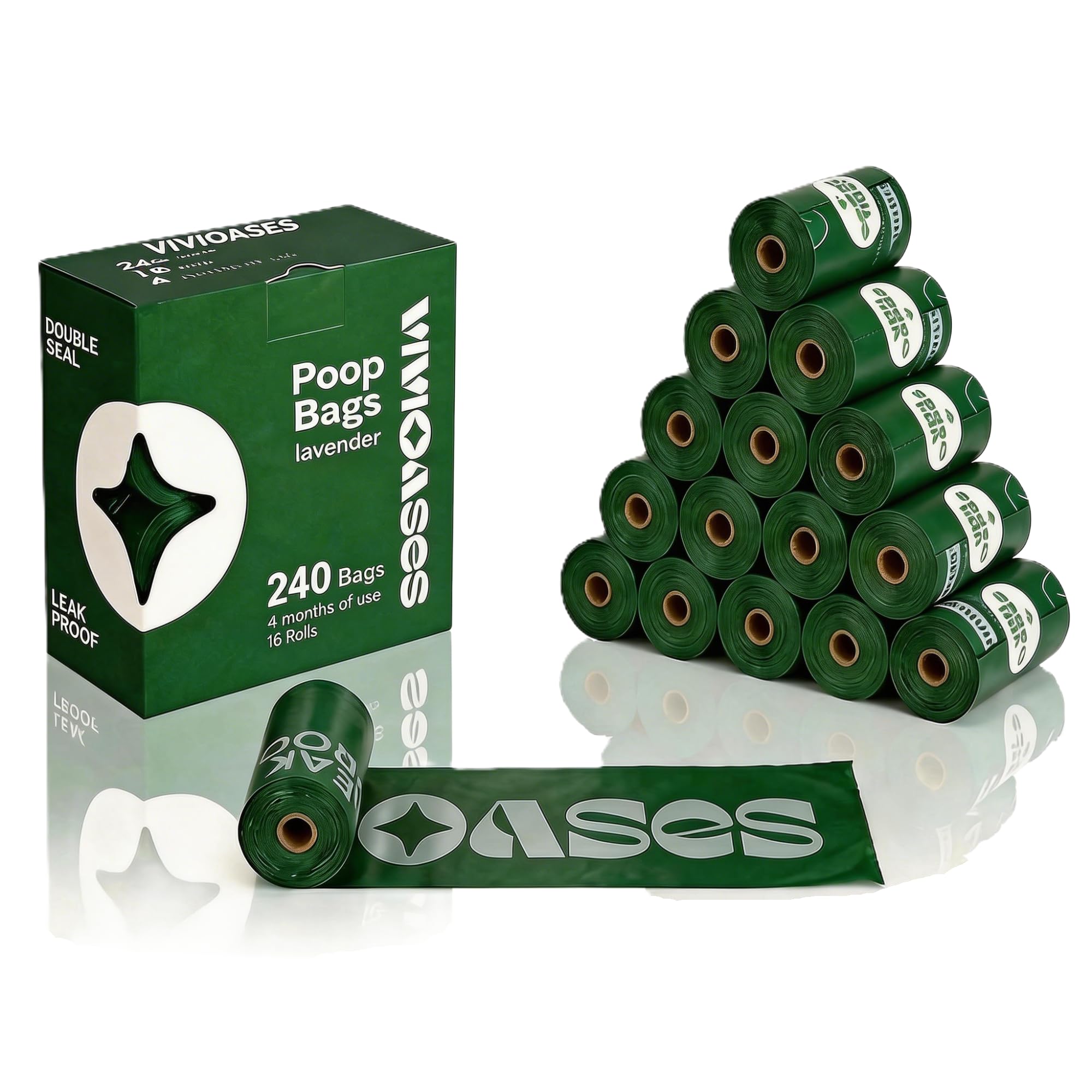 VIVIOASES 2.0g extra gruesas para perros grandes, evitan fugas.