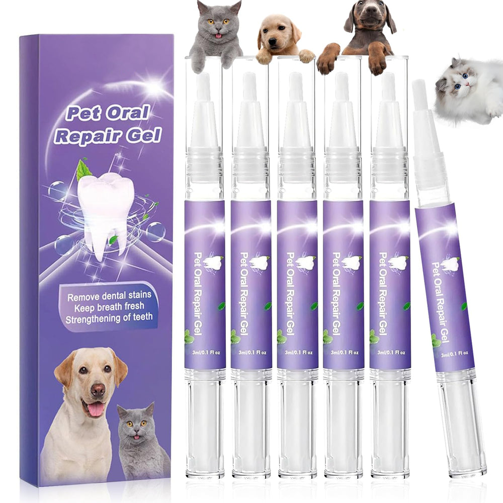 Vizela Gel oral para mascotas, aplicación directa para cuidado dental suave.