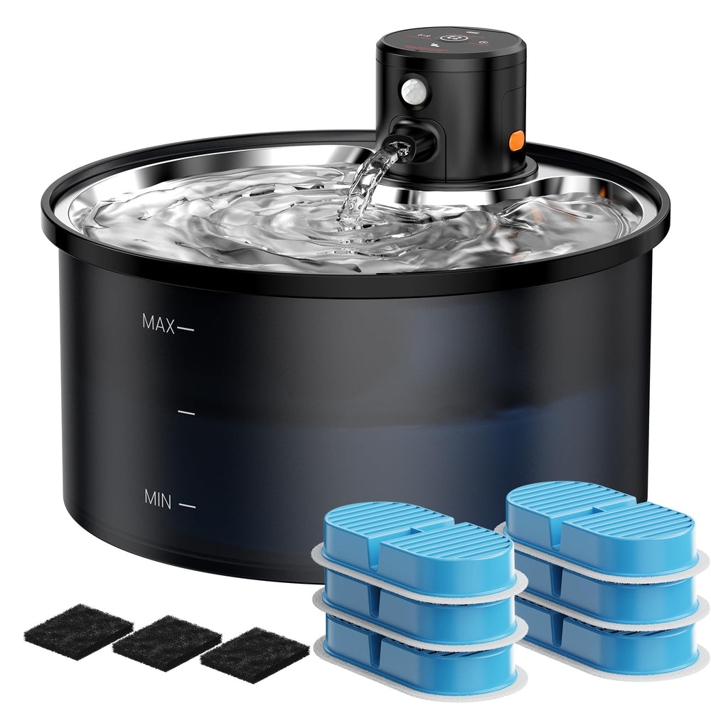 VKIMISS bebedero para gatos sin cables facilita ubicación flexible para beber agua.
