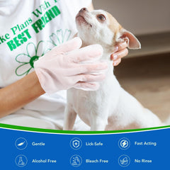 VOISEN guante limpieza pelo, diseño práctico para patas y cara