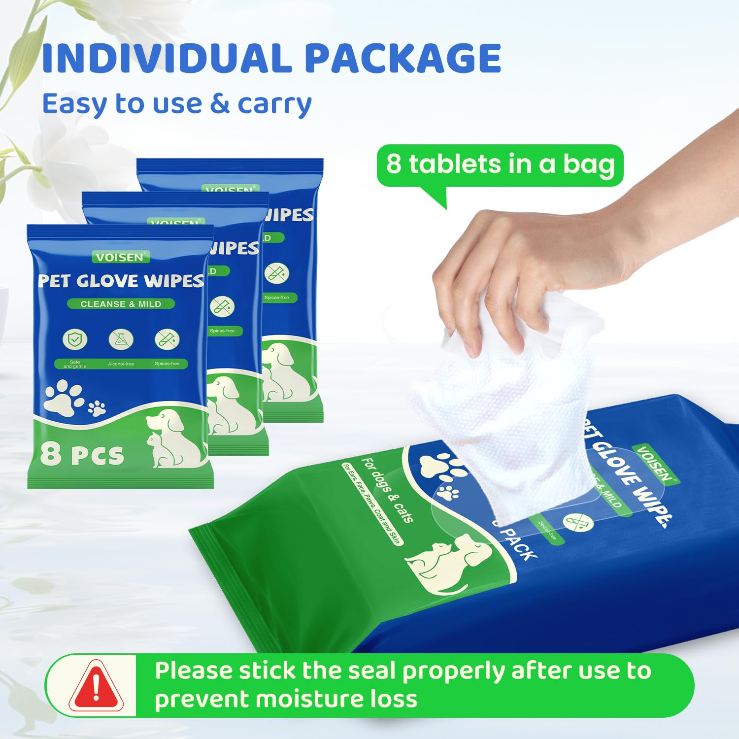 VOISEN ideal para viajes y climas extremos, limpieza rápida cuando no hay agua