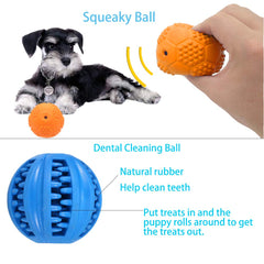 Volacopets pelota dental con relieve para morder.