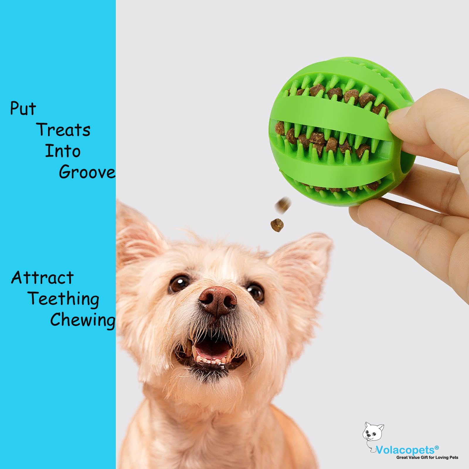Volacopets pelota parlante para juego interactivo de perros.