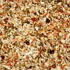Volkman Avian Science Eclectus, trozos de zanahoria y fruta, fuente natural de vitamina A.