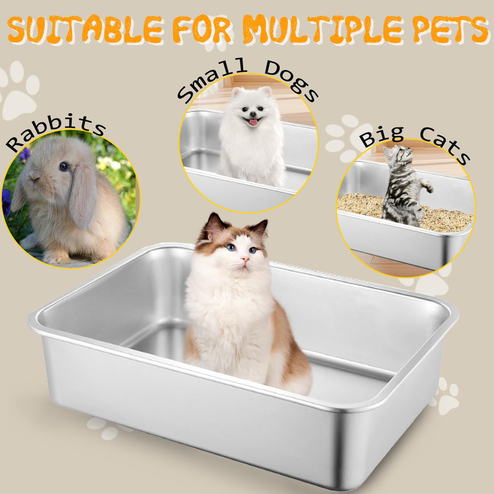 Volope arenero grande para gatos múltiples, solución universal