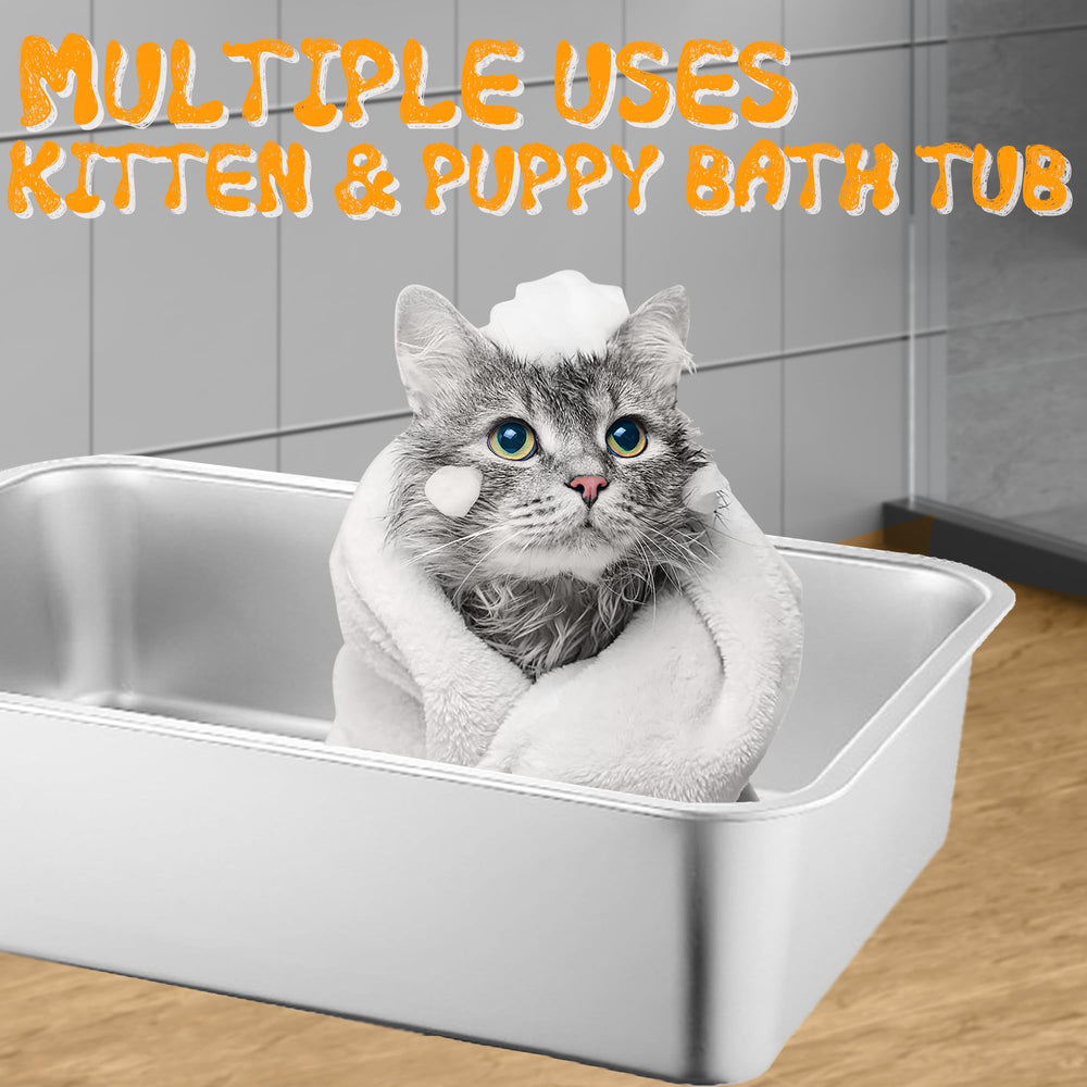 Volope arenero multiusos útil como bañera para gatitos y más