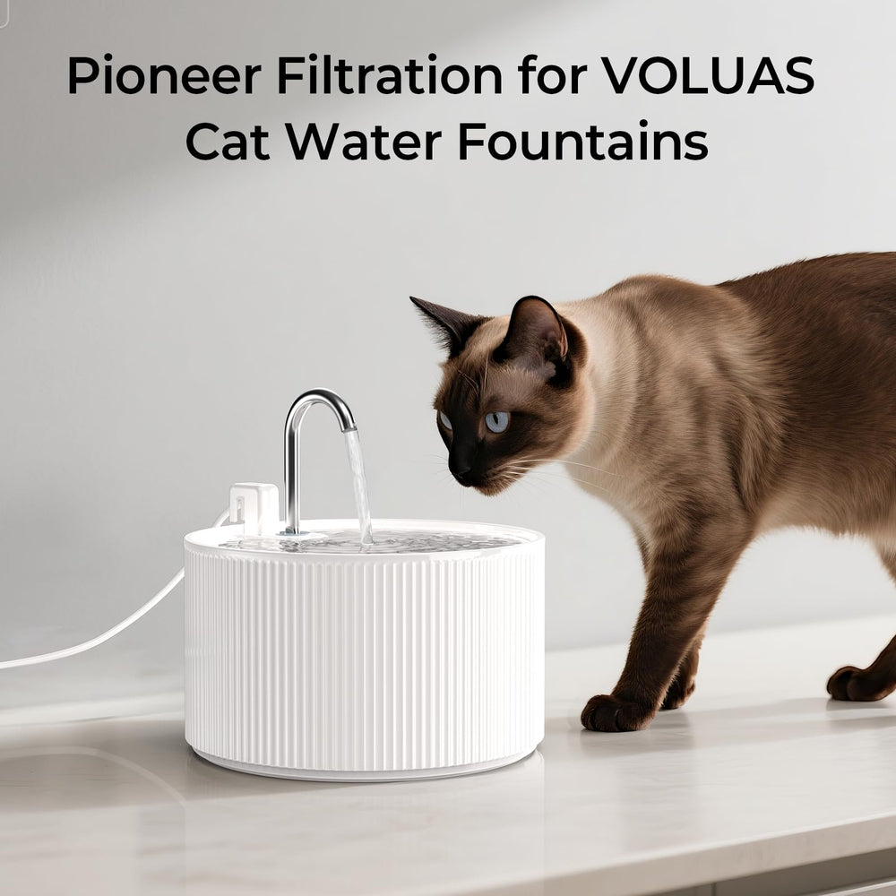 Voluas contenido del paquete: 3 filtros y 3 esponjas para fontana gato cerámica.