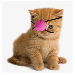 Parche ocular para gatos de Vomvomp, conjunto de 3 parches para recuperación