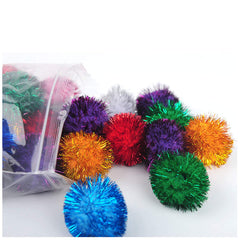Bolas con brillos VOVIGGOL, tacto suave que invita al juego y acecho.